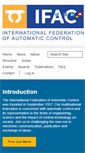 Mobile Screenshot of ifac-control.org
